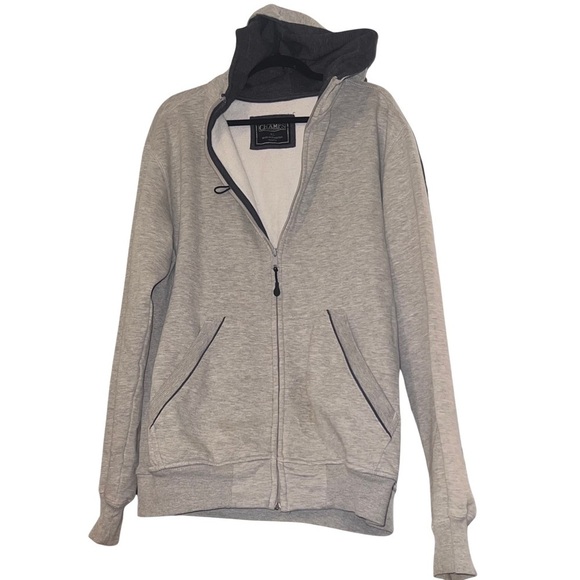 Champs Other - Champs Sports Men’s Heavyweight Full Zip Hoodie Kangaroo Pocket GREY XL